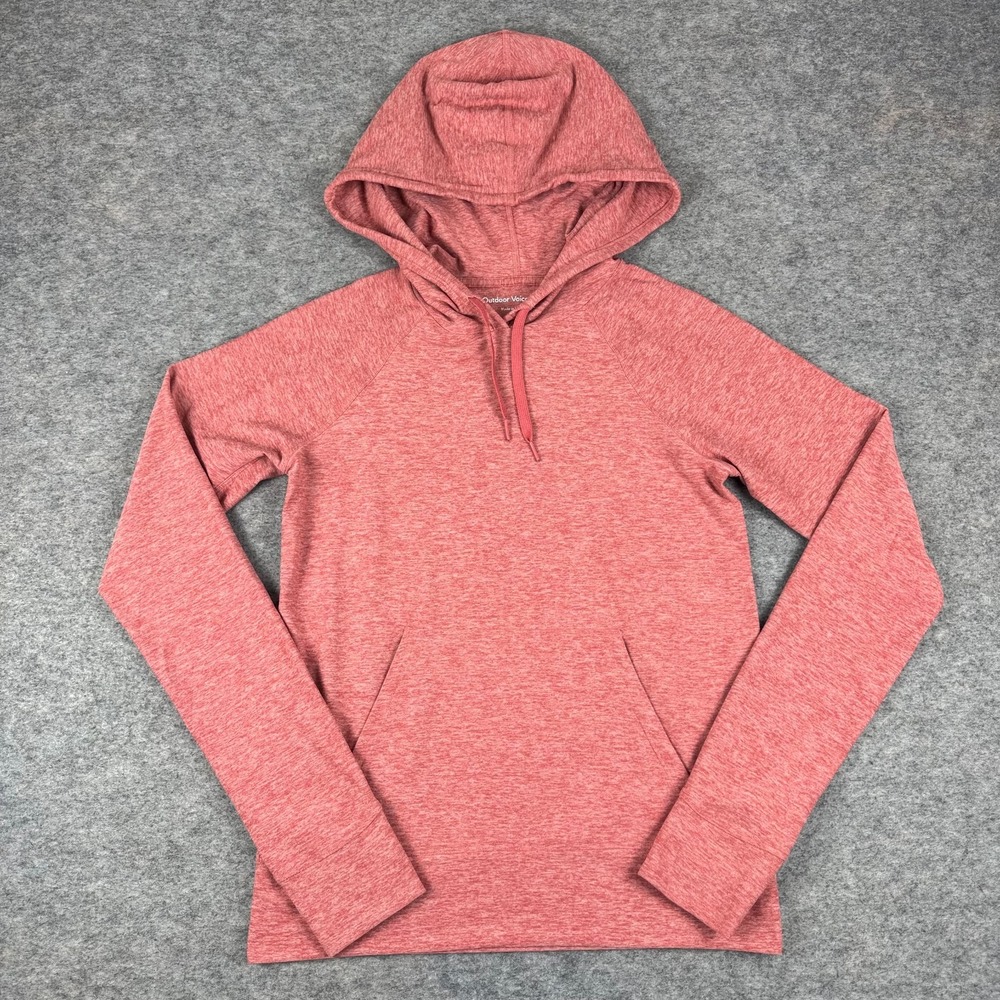 Outdoor Voices Cloudknit Hoodie Pullover Polyester Stretch Pink Womens Small S